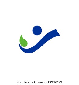 people move abstract logo
