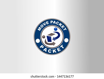 People Moving Box Logo Concept