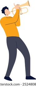 People Musical Activity Character. Vector Illustration Design.