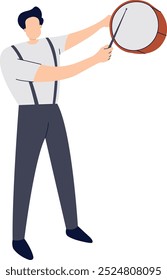 People Musical Activity Character. Vector Illustration Design.