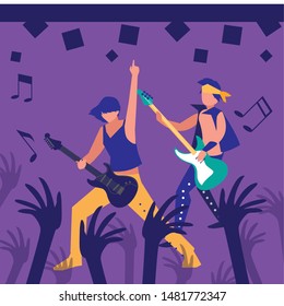 people musicians concert event design