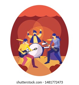 people musicians concert event design