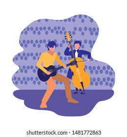 people musicians concert event design