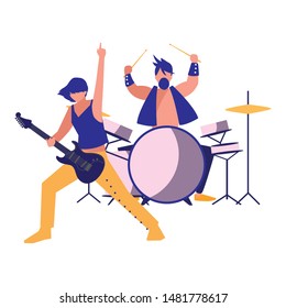 people musicians concert event design