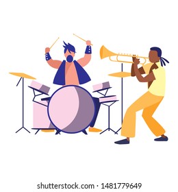 people musicians concert event design