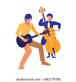 people musicians concert event design