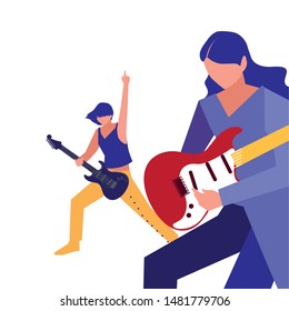 people musicians concert event design