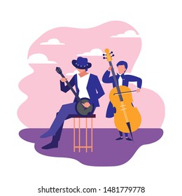 people musicians concert event design
