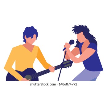 people musicians concert event design