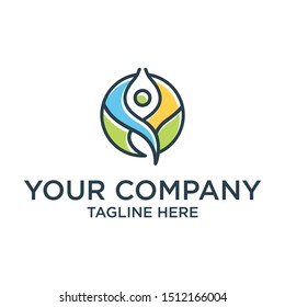 PEOPLE AND NATURE LOGO VECTOR GRAPHIC
