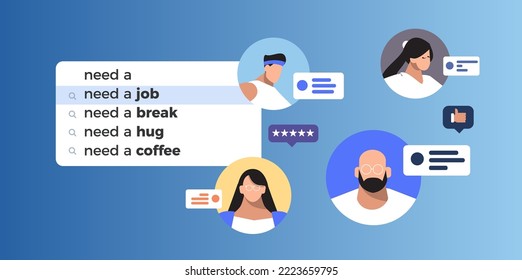 people need job searching by internet found profile user persona 