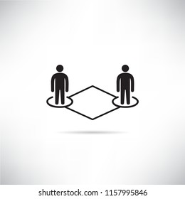 people network, people connection diagram icon