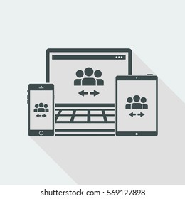 People network exchange icon
