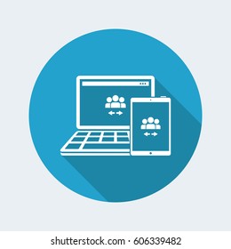People network exchange icon