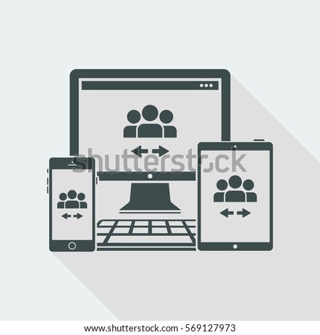 People network exchange icon