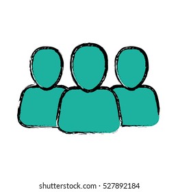 People network team icon vector illustration graphic design