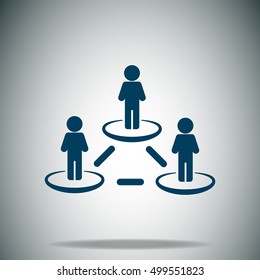 People network vector icon