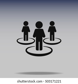 People network vector icon