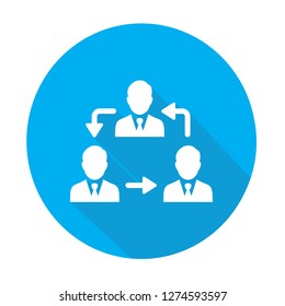 People network vector icon illustration
