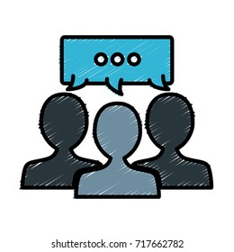 People networking symbol