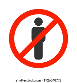 No Person Icon Images Stock Photos Vectors Shutterstock