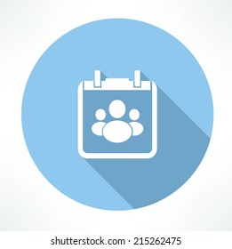 people in the notebook icon