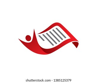 People Notes Logo Template, Icon, Symbol - Vector