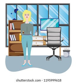 People at office
