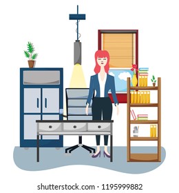 People at office