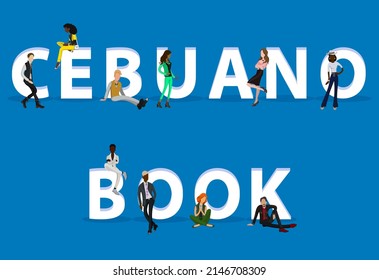 People on "Cebuano Book" for Web, Mobile App, Presentations