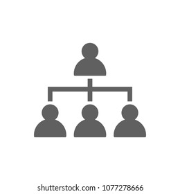 People on command line icon in trendy flat style isolated on white background. Symbol for your web site design, logo, app, UI. Vector illustration, EPS