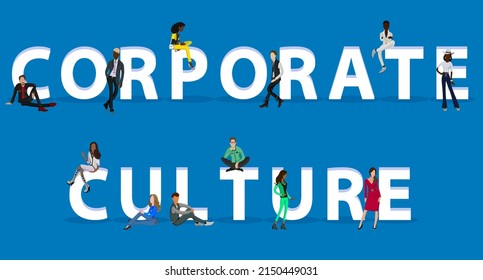 People on "Corporate Culture" for Web, Mobile App