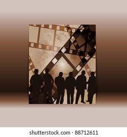 people on filmstrip