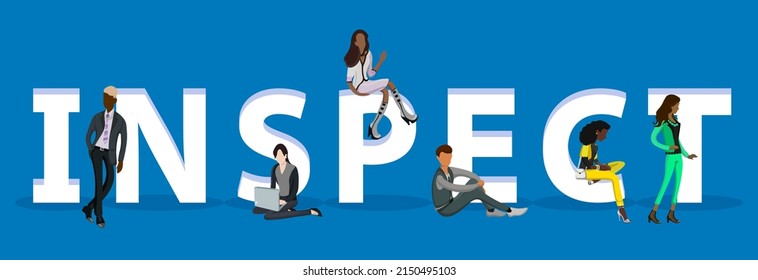 People on "Inspect" for Web, Mobile App, Presentations