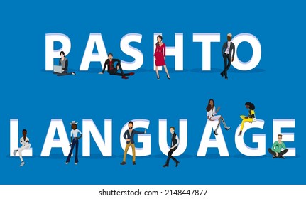 People on "Pashto Language" for Web, Mobile App, Presentations