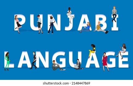 People on "Punjabi Language" for Web, Mobile App, Presentations