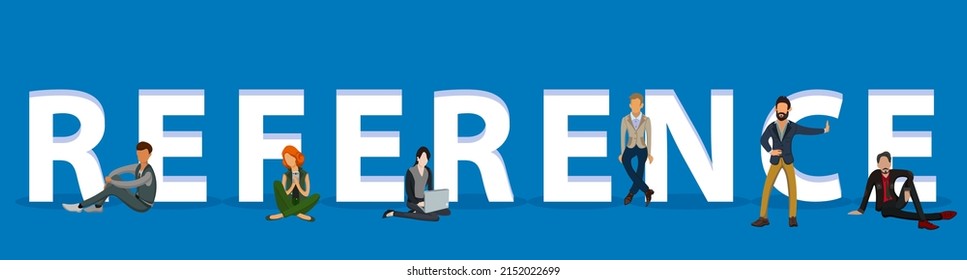 People On Reference Web Mobile App Stock Vector (Royalty Free ...
