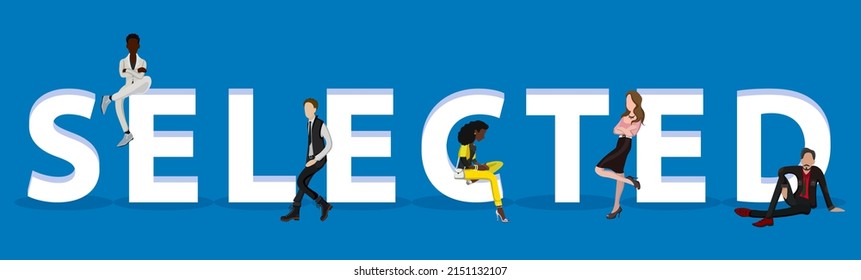 People on "Selected" for Web, Mobile App, Presentations