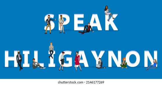 People on "Speak Hiligaynon" for Web, Mobile App, Presentations