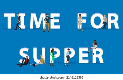 5,968 Supper time Images, Stock Photos & Vectors | Shutterstock