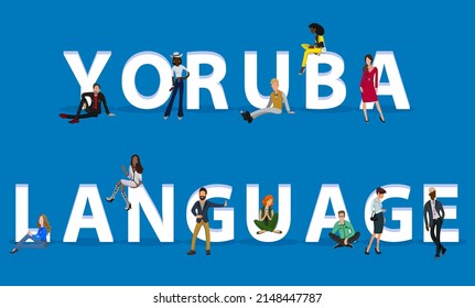 People on "Yoruba Language" for Web, Mobile App, Presentations
