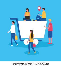 people online buying