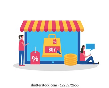 people online buying