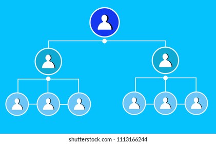 Organizational Chart Infographic Design Template Chart Stock Vector ...