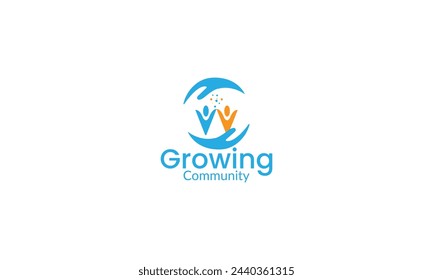 People Organization comunity Logo Vector
