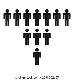 People organizer. Graphic template. Vector Illustration