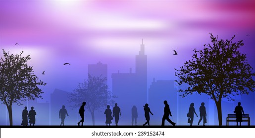People outdoors