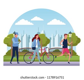 People in the park