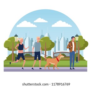 People in the park