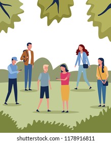 People in the park